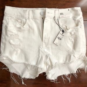 Express Shortie High Rise Shorts